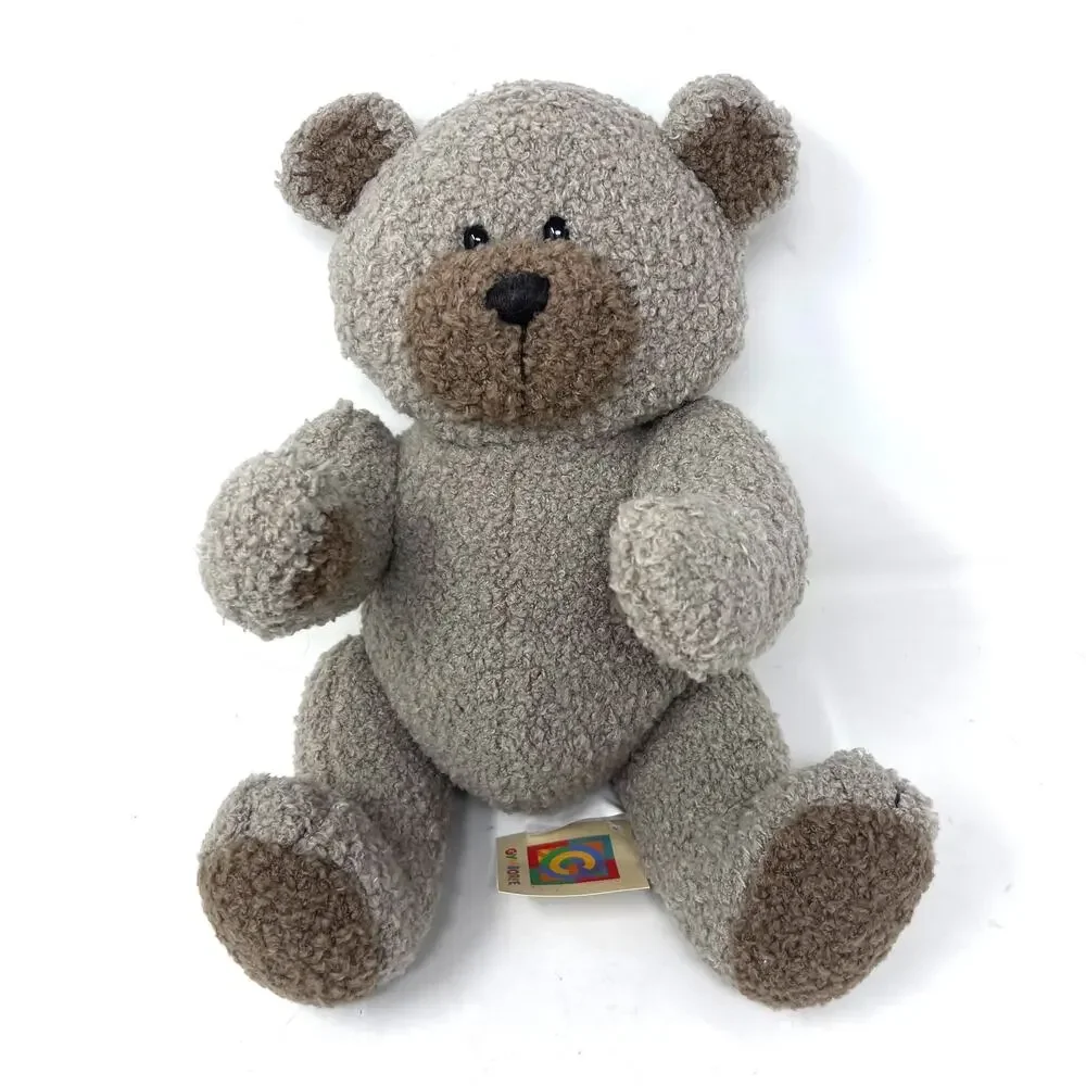 Gymboree Teddy Bear Plush Jointed Brown‎ Vintage 1998 with paper tag